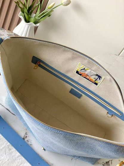 Modern Luxury Denim Hobo Bag – Limited Edition