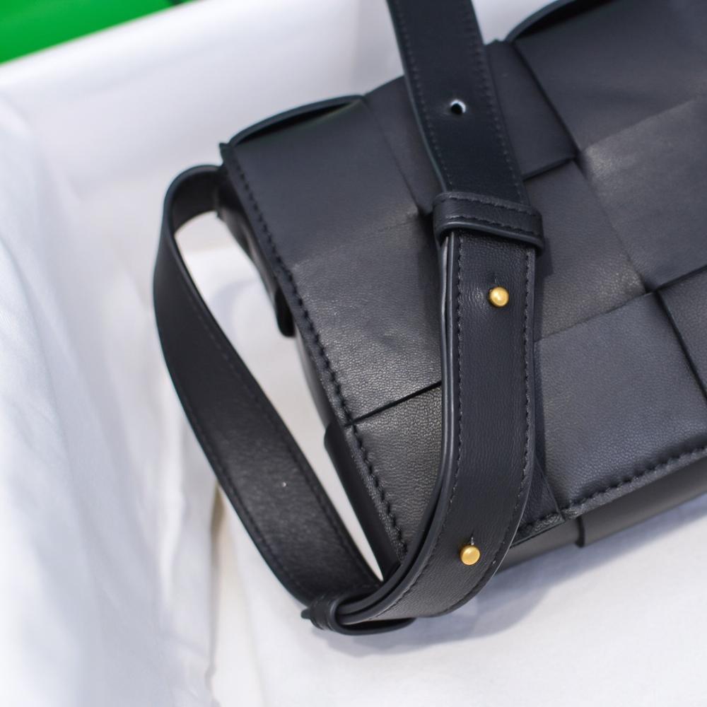 Cassette Lambskin Top Handle Bag