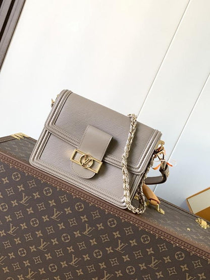 Leather Top Handle Bag