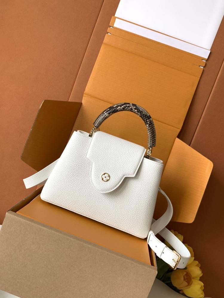 Calfskin Top Handle Bag