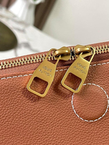 Alma Gold Denim Top Handle Bag