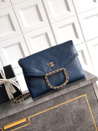 Lambskin Top Handle Bag