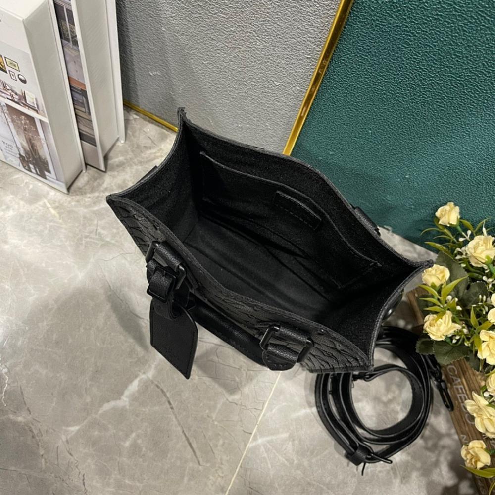 Stylish Refined Monogram Leather Shoulder Bag