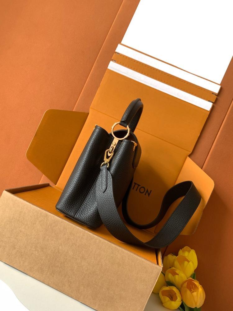 Leather Top Handle Bag