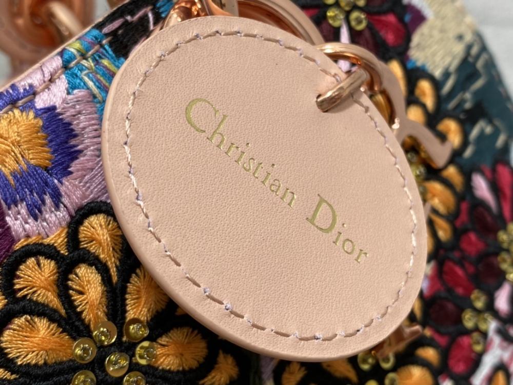 Classic Embroidered Top Handle Bag