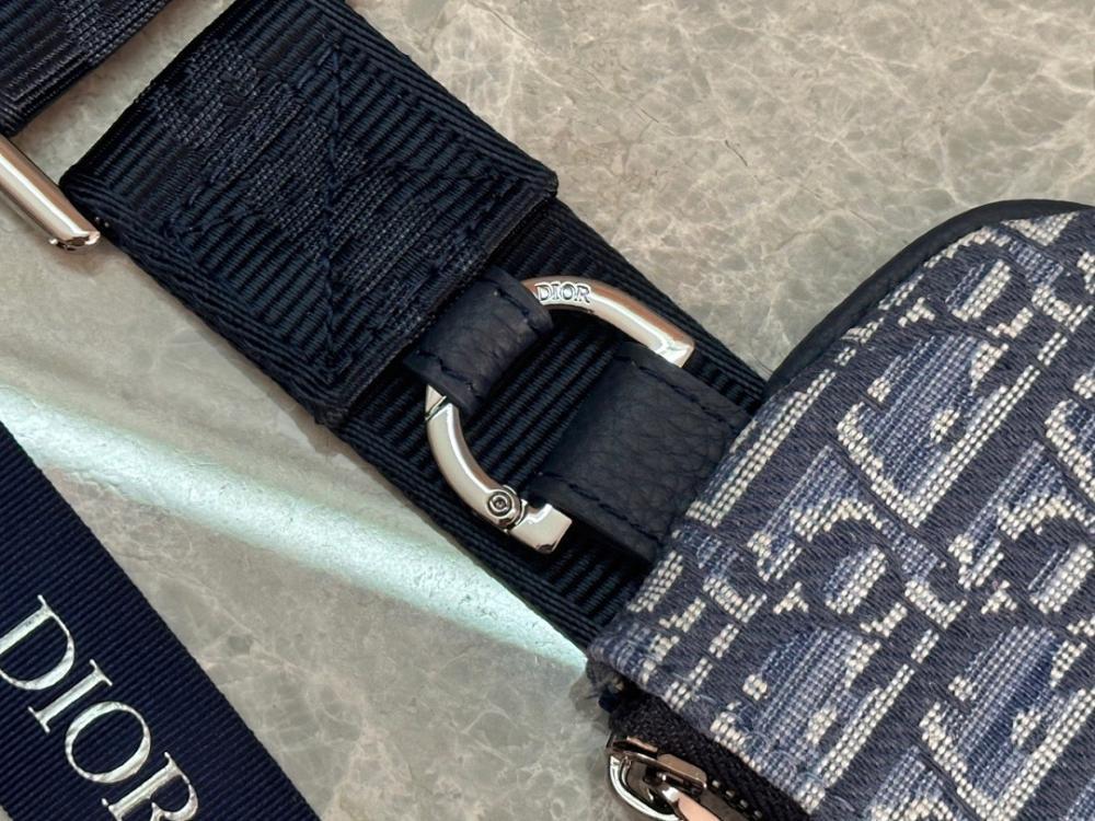 Modern Blue Printed Shoulder Bag – Limited Edition