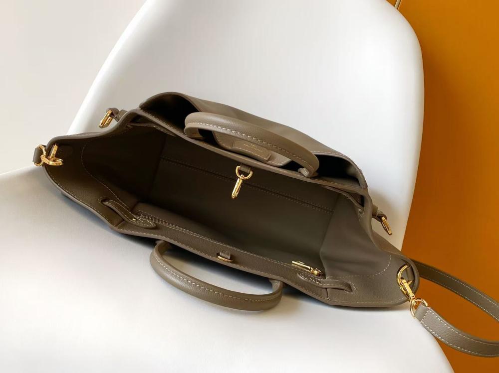 Calfskin Top Handle Bag
