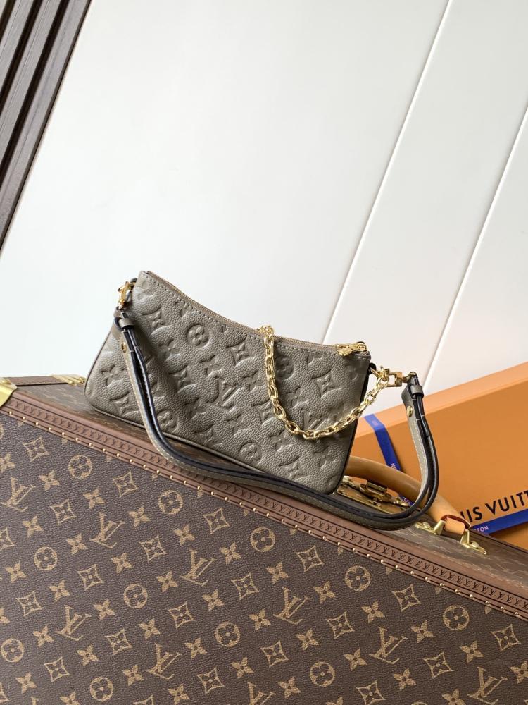 Luxury Gold Leather Top Handle Bag