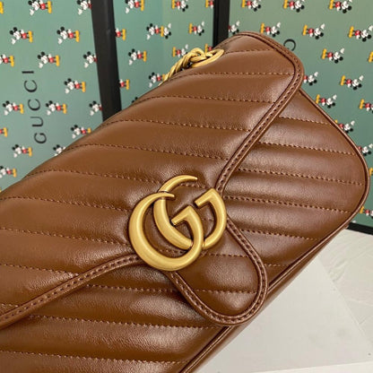 Alma Brown Quilted Leather Top Handle Bag