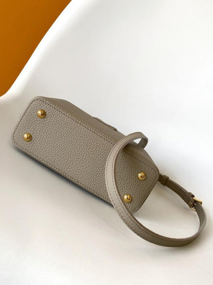 Leather Top Handle Bag
