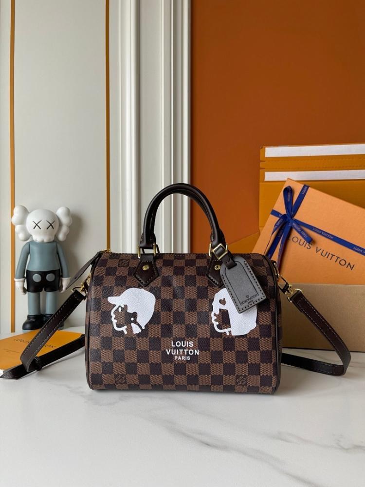 Speedy Bandouliere Monogram Calfskin Crossbody Bag