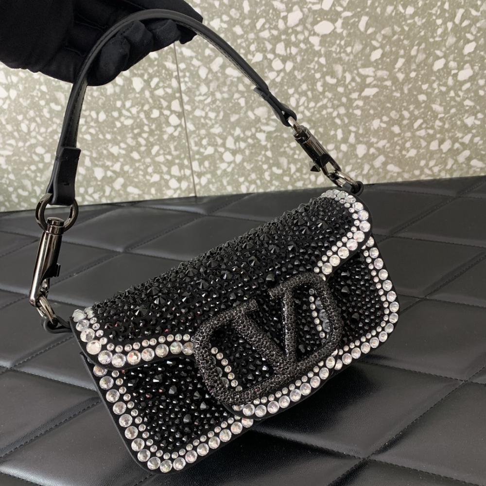 Crystal-Embellished Crossbody Bag