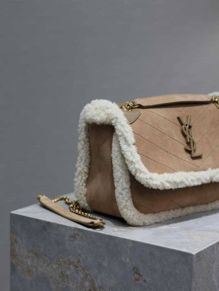 Classic Suede Top Handle Bag
