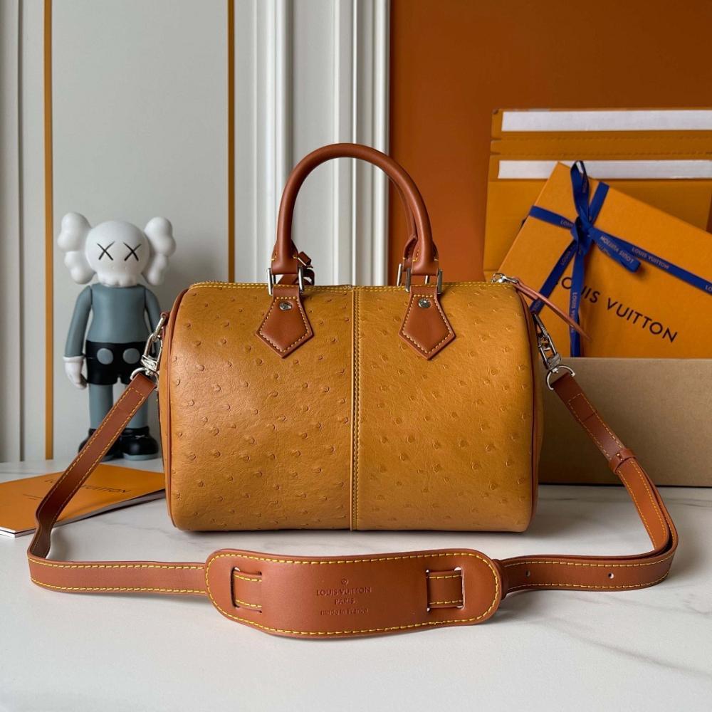 Speedy Bandouliere Monogram Calfskin Top Handle Bag