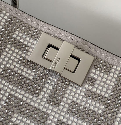 Classic Silver Top Handle Bag