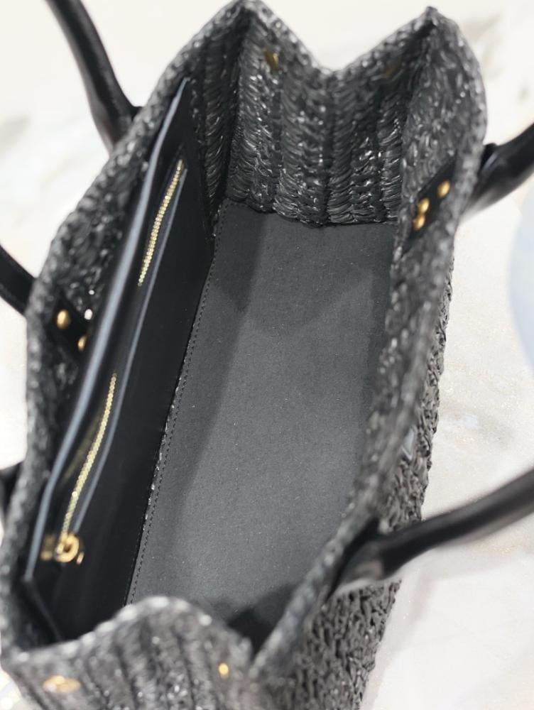 Classic Italian-Inspired Woven Leather Bag