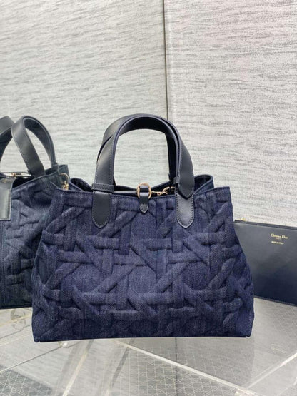 Calfskin Top Handle Bag