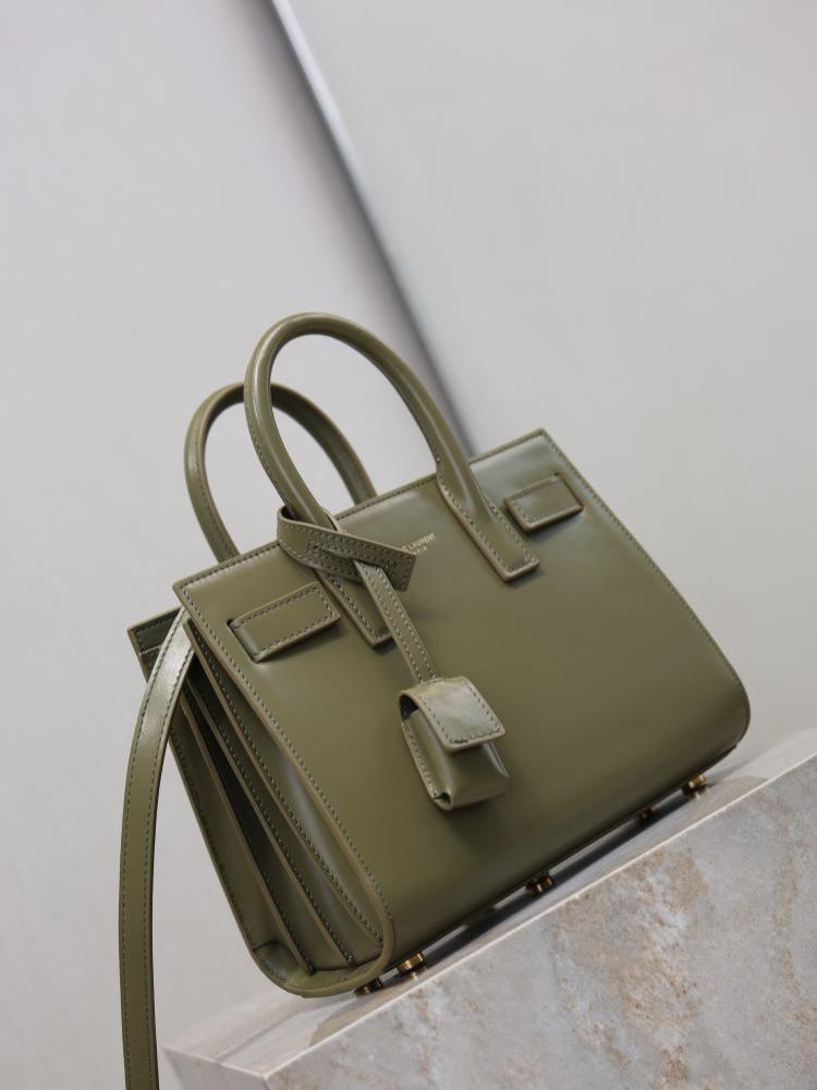 Leather Top Handle Bag
