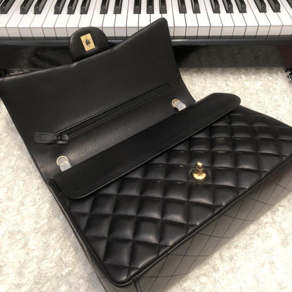 Lambskin Top Handle Bag