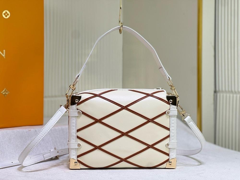 Classic Italian-Inspired Quilted Lambskin Shoulder Bag