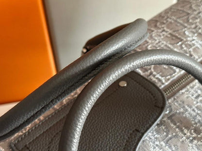 Modern Premium Black Printed Calfskin Shoulder Bag