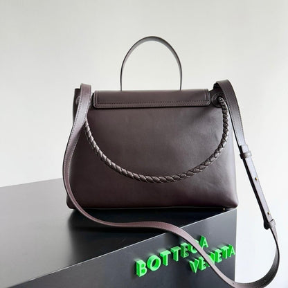 Classic Premium Woven Calfskin Shoulder Bag