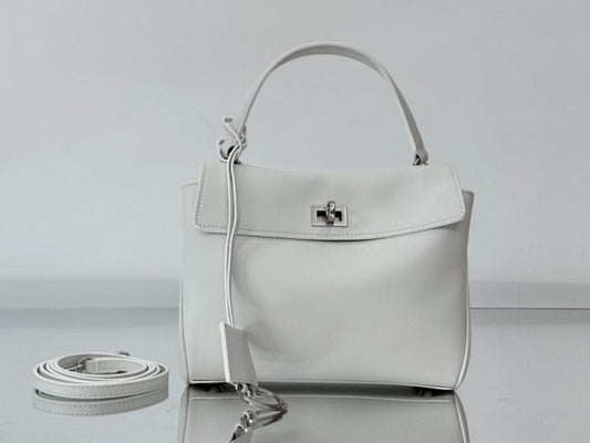 Leather Top Handle Bag