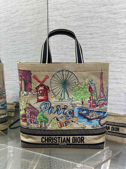 Embroidered Shoulder Bag