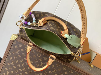 Leather Top Handle Bag