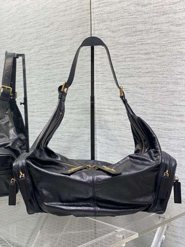 Classic Leather Top Handle Bag