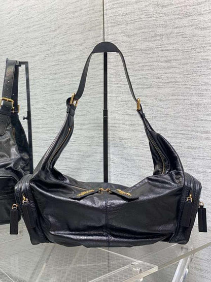 Classic Leather Top Handle Bag