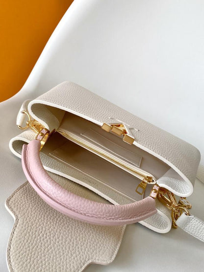 Calfskin Top Handle Bag