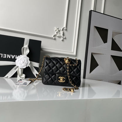 Classic Gold Crossbody Bag