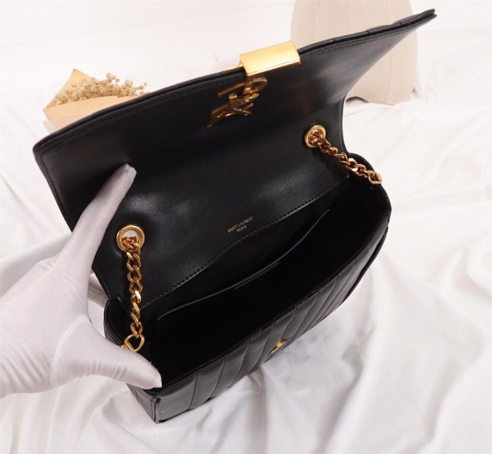 Elegant Premium Lambskin Top Handle Bag