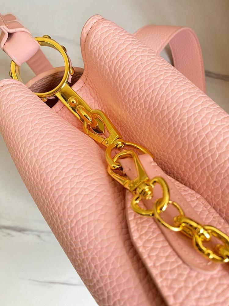 Italian-Inspired Luxury Leather Top Handle Bag