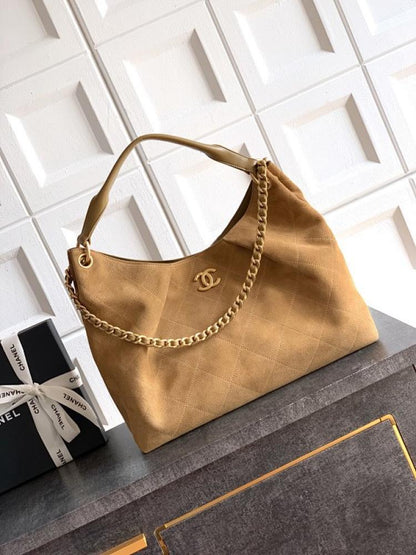 Suede Hobo Bag