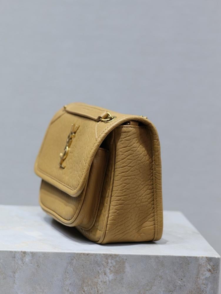 Luxury Gold Leather Shoulder Bag – Special Edition