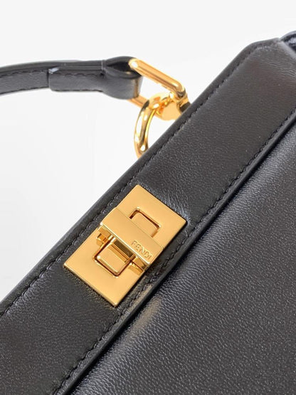Leather Top Handle Bag