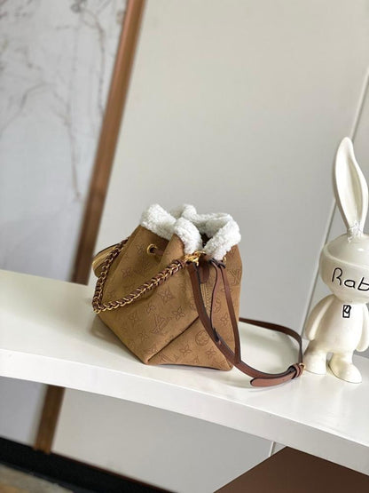 Modern Suede Bucket Bag – Limited Edition