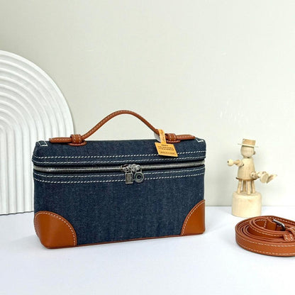 Kate Blue Denim Shoulder Bag