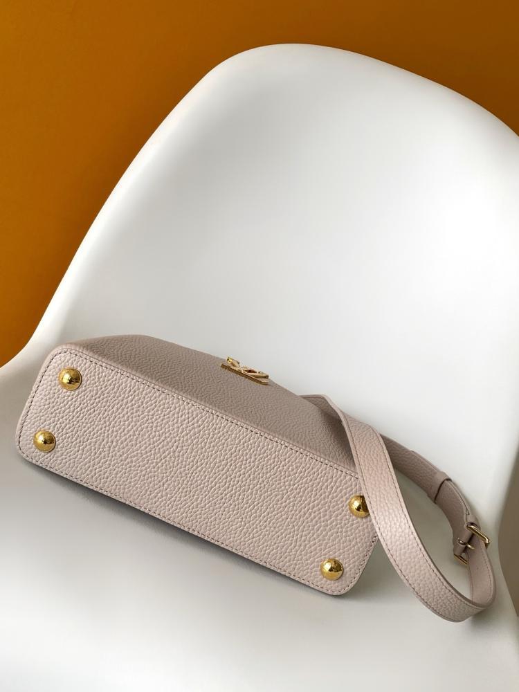 Leather Top Handle Bag