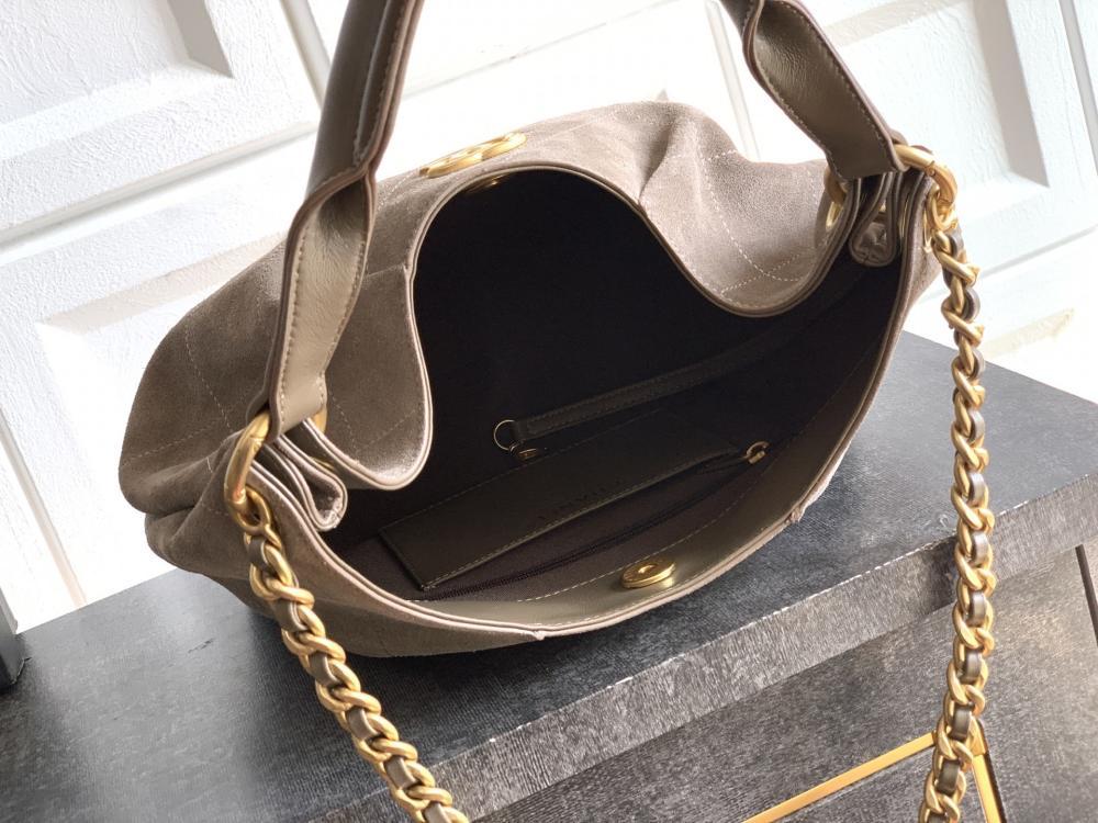 Suede Hobo Bag