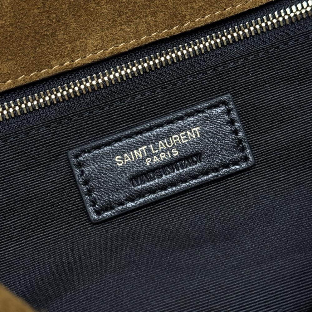Suede Top Handle Bag