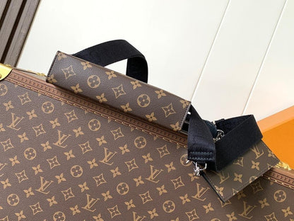 Elegant Stylish Monogram Leather Shoulder Bag – Special Edition