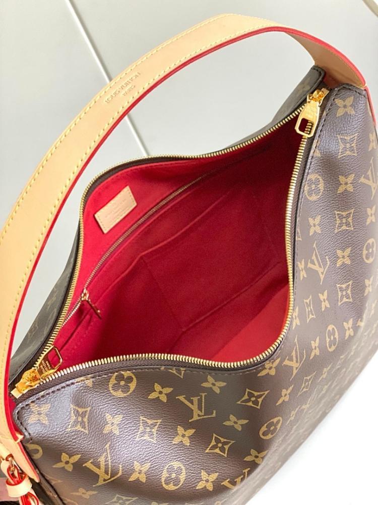 Modern Luxury Monogram Calfskin Crossbody Bag
