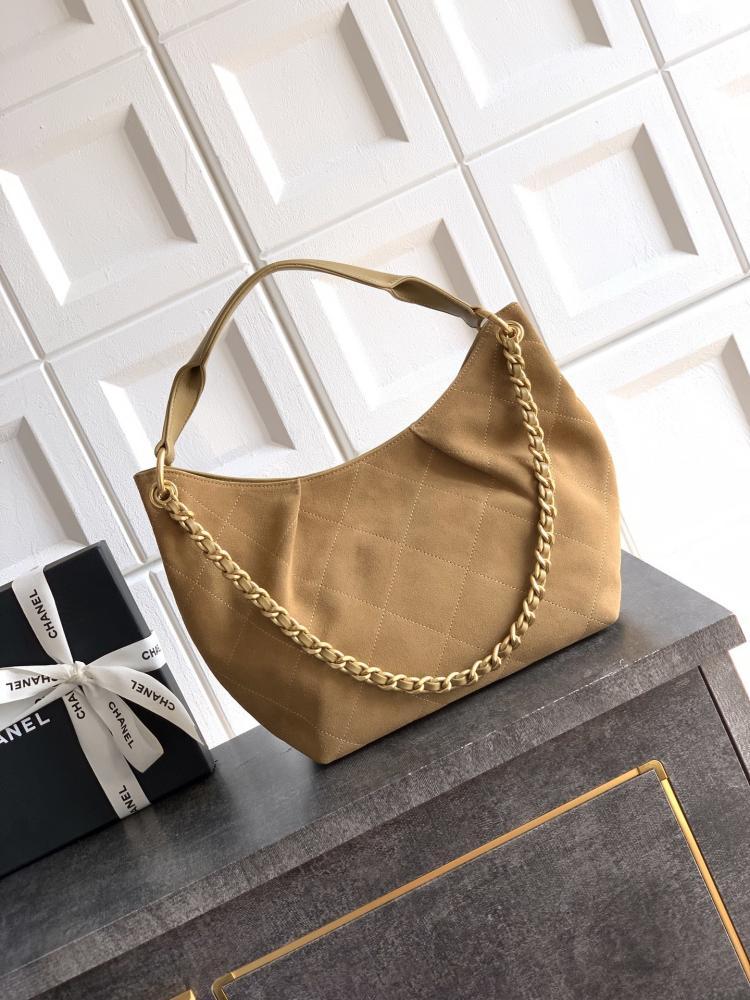Stylish Suede Hobo Bag