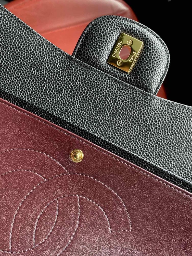 Gold Leather Top Handle Bag