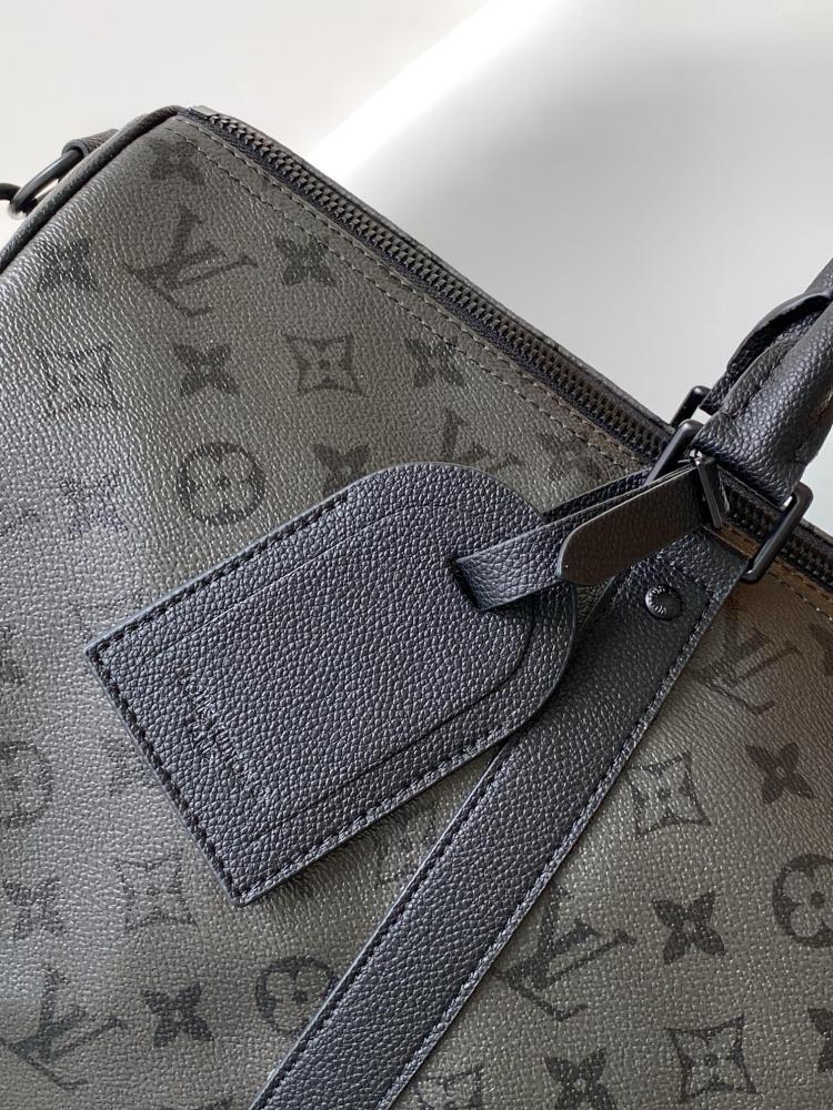 Monogram Leather Travel Bag