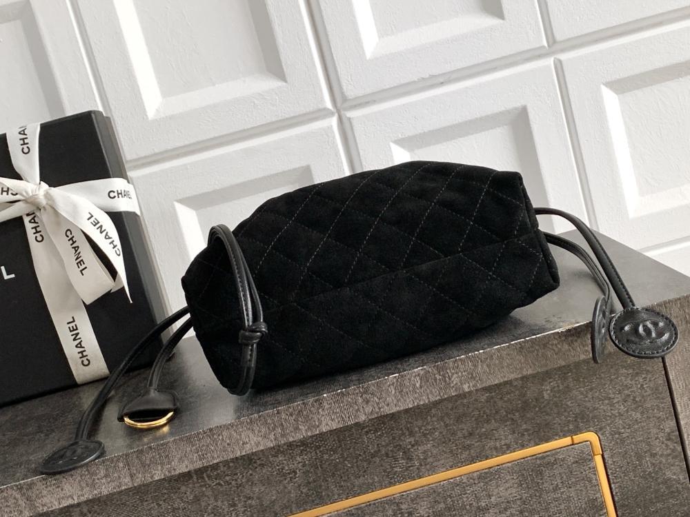 Classic Suede Top Handle Bag