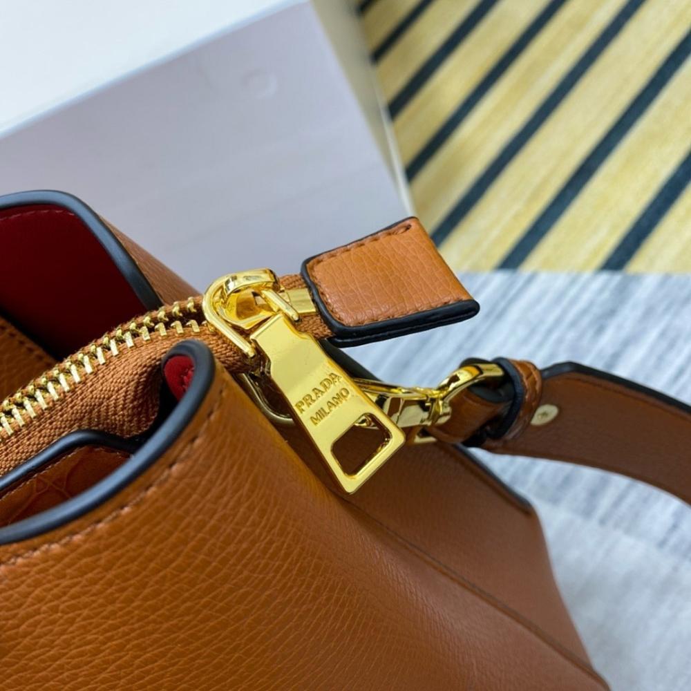 Modern Italian-Inspired Calfskin Top Handle Bag
